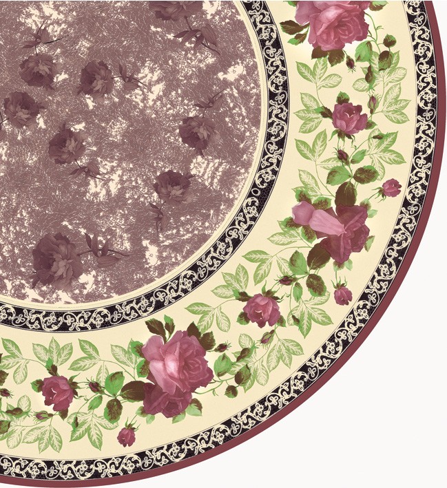 PVC Table Cloth Non - Woven - 1085  (140cm Ø 15 pieces)