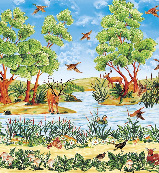 PVC Table Cloth Non - Woven - 2051