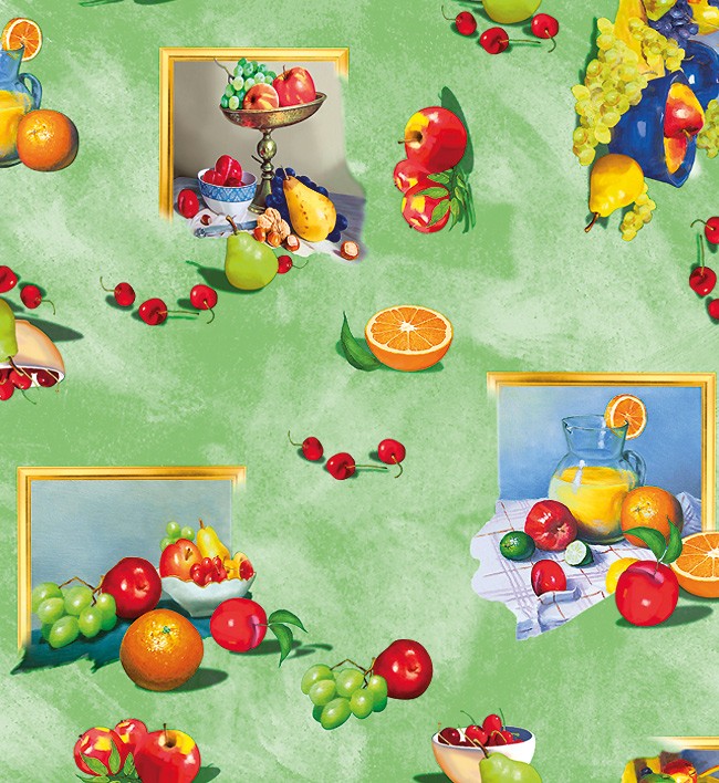 PVC Table Cloth Non - Woven - 2062