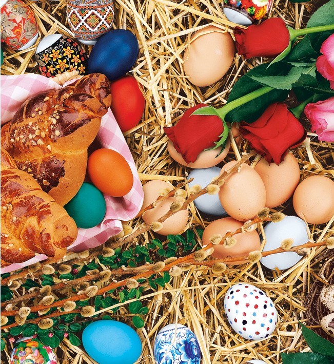 PVC Table Cloth Non - Woven - 3165