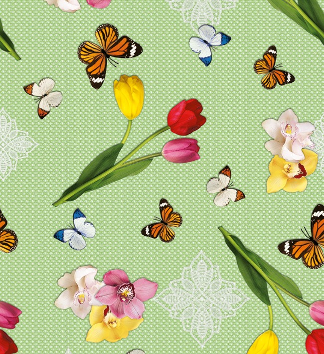 PVC Table Cloth Non - Woven - 3312