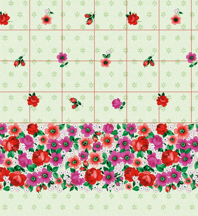 PVC Table Cloth Non - Woven - 3602