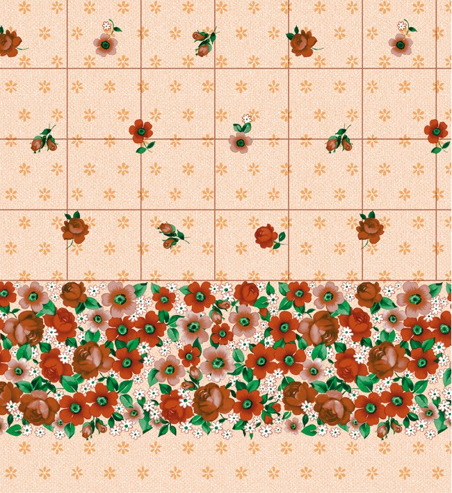 PVC Table Cloth Non - Woven - 3604