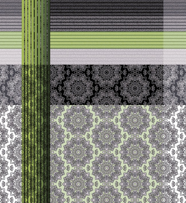 PVC Table Cloth Non - Woven - 9473