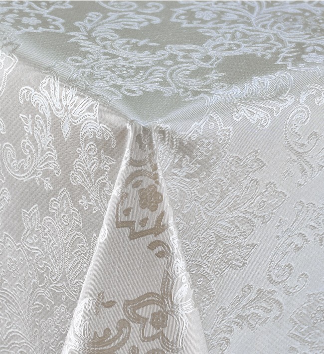 Embossed PVC Table Cloth-No Fibres Back - 201-1