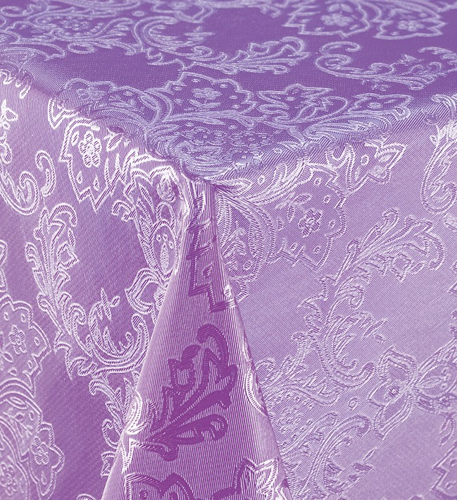 Embossed PVC Table Cloth-No Fibres Back - 201-6
