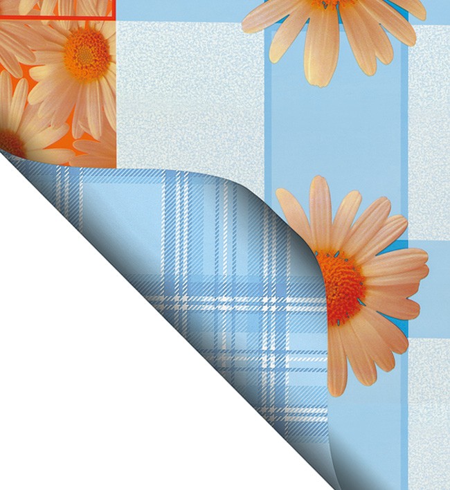 Double Side Printed  PVC Table Cloth - F0015