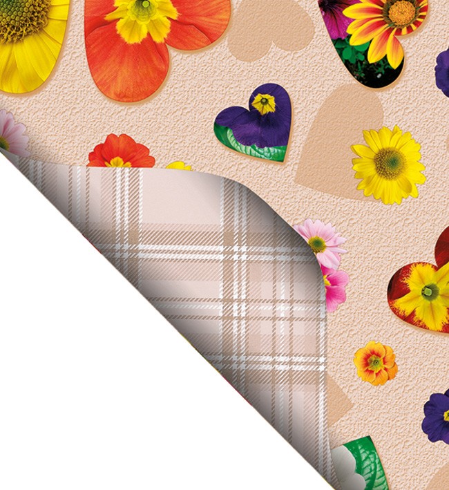 Double Side Printed  PVC Table Cloth - F0317