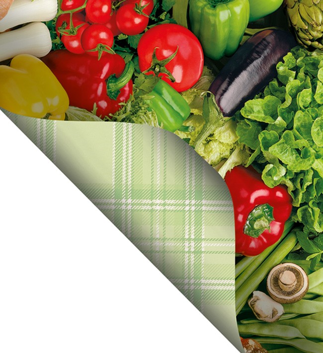 Double Side Printed  PVC Table Cloth - F0962