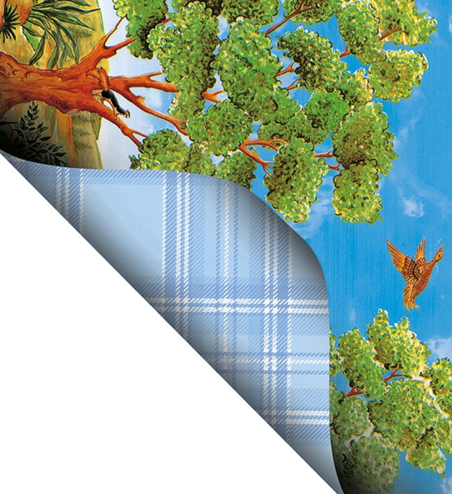 Double Side Printed  PVC Table Cloth - F2051