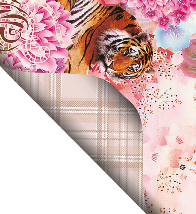 Double Side Printed  PVC Table Cloth - F2604