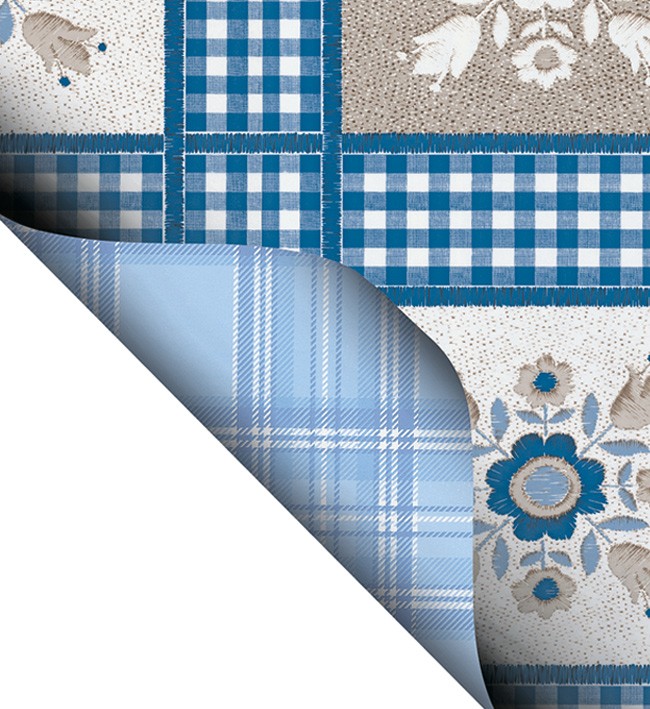 Double Side Printed  PVC Table Cloth - F3032