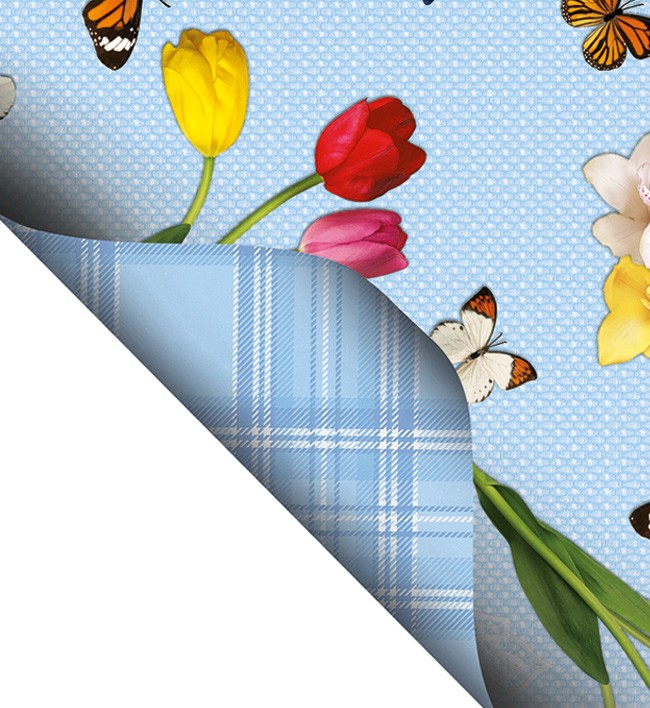 Double Side Printed  PVC Table Cloth - F3313