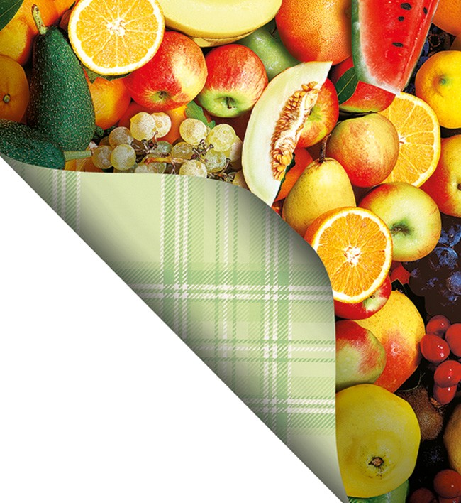 Double Side Printed  PVC Table Cloth - F4443