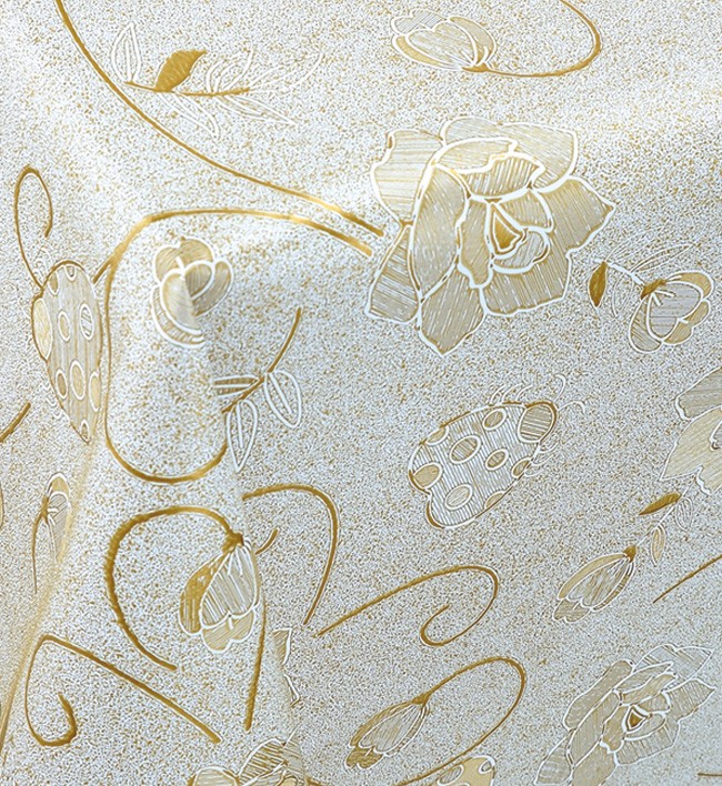 Блестяшчая ПВХ Клеенка - 400-Golden