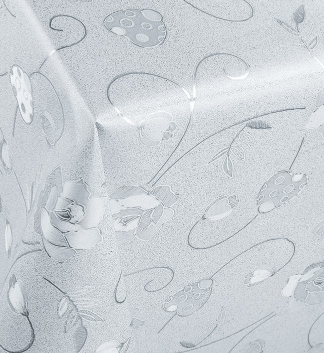 Блестяшчая ПВХ Клеенка - 400-Silver