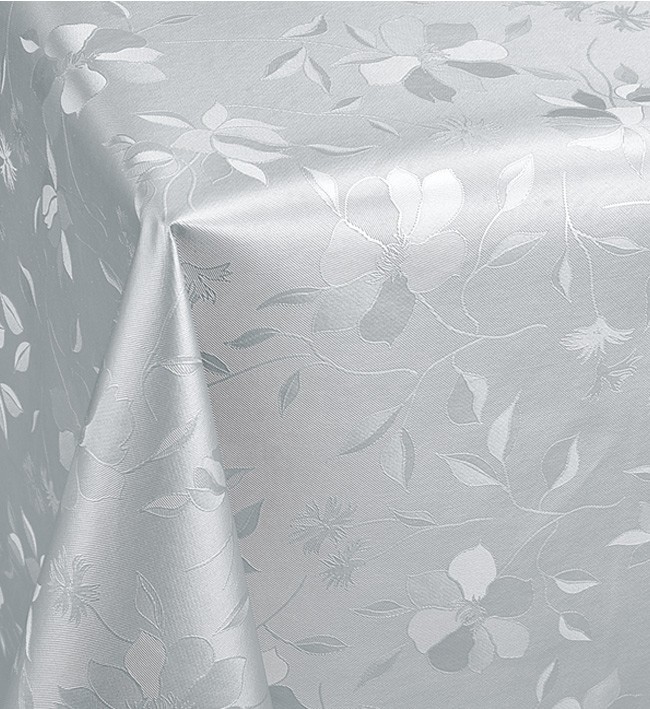 Блестяшчая ПВХ Клеенка - 500-Silver