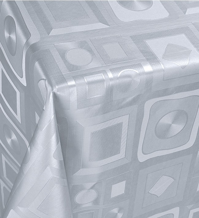 Блестяшчая ПВХ Клеенка - 600-Silver