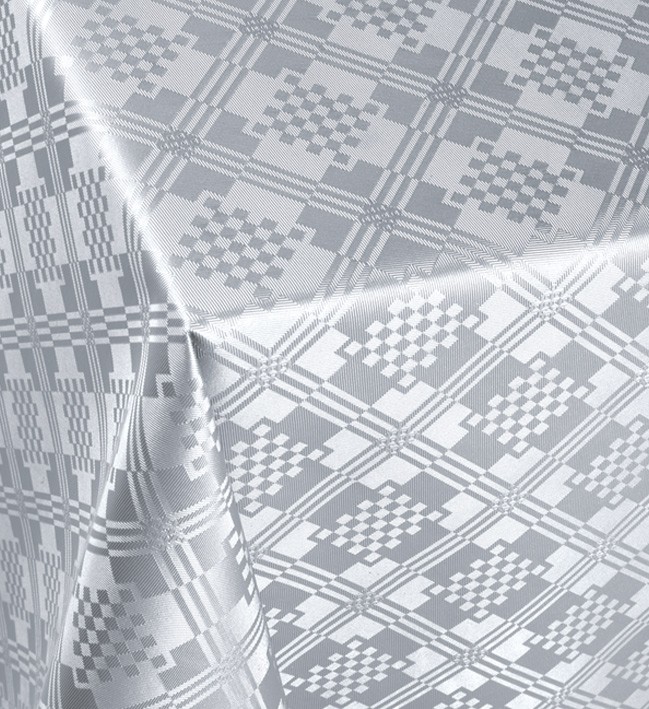 Блестяшчая ПВХ Клеенка - 700-Silver