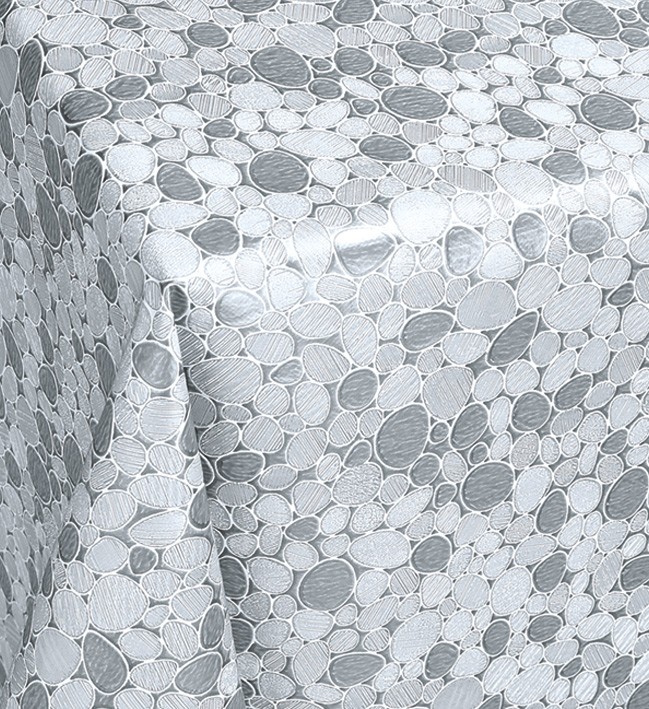 Блестяшчая ПВХ Клеенка - 900-Silver